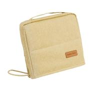 Beauty case verticale - Organizer portatile per cosmetici, grande capacità, chiusura a cerniera liscia, comoda maniglia per il trasporto, per donne e ragazze, bagno, viaggi, scuola, routine di