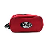 Beauty case WC realizzato con materiali resistenti all'acqua - colore bordeaux - misure 24,5 x 12,2 x 9 cm - Ocean's Wave, Granata, 24,5 x 12,2 x 9 cm, Casual