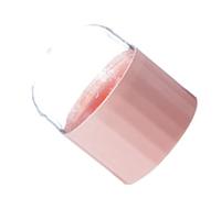 Beauty Cosmetic Egg Sponge Organizer Case, Dustproof Egg Sponge Container Case Base Staccabile Facile da installare Plastica Portatile per Casa per Comò (rosa)