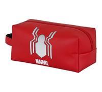 Marvel Spiderman Spider-Borsa da Toilette da Viaggio Brick Plus, Rosso, 25 x 12 cm