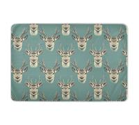 Beauty-Deer Faces - Sottoveste extra large riutilizzabili, impermeabili, lavabili, a prova di perdite, ad asciugatura rapida, prodotti per la biancheria da letto per neonati e ragazze, 132,1 x 86,4 cm