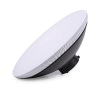 Beauty Dish Reflector Bowens Mount Strobe Lighting Accessorio per studio fotografico offre una luce morbida piumata ritratti unici