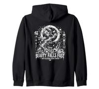 Beauty Falls Fast The Blgssom Conosce Il Samurai della Morte Felpa con Cappuccio
