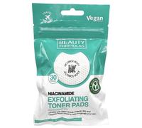 Beauty Formulas Dischetti Esfolianti Imbevuti alla Niacinamide 30 pz