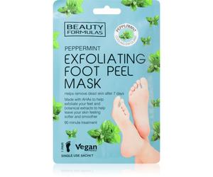 Beauty Formulas Peppermint maschera esfoliante per le gambe 1 pz