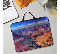Beauty Grand Canyon - Custodia per computer portatile da 14", leggera, impermeabile, antiurto, morbida, con manico, per notebook da 13-14 pollici