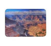 Beauty Grand Canyon Diatome, tappetino da bagno per fango, assorbe umidità e sporco, con retro in gomma antiscivolo, adatto sotto la porta, per pavimento del bagno, vasca, doccia, lavandino