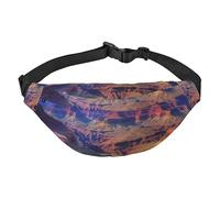 Beauty Grand Canyon - Marsupio da uomo e donna, regolabile, stile casual, per viaggi, escursionismo, corsa, ciclismo, colore nero, taglia unica, Nero , Taglia unica