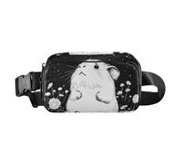Beauty Guinea Pig elegante marsupio per donne e uomini, impermeabile, borsa a tracolla con tracolla regolabile, per ciclismo, escursionismo, palestra, Cavia di bellezza, 1 size