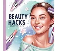 Beauty Hacks - Bold and Easy Coloring Book: 50+ Glamorous Designs for Relaxation & Creativity