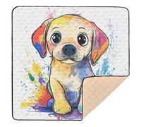 Beauty Labrador Retriever - Tappetino antiscivolo per attività e palestra, per interni ed esterni, 1 pezzo, per bambini, 127 x 127 cm