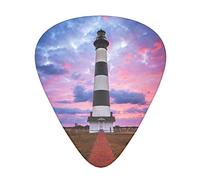 Beauty Lighthouse - Plettri unici per chitarra, con stampe chiare e spessori multipli