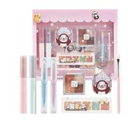 Beauty Makeup Set, Women's Full Cosmetic Kit, Multi-Purpose Accessories Aids, Harmless and Gentle Sturdy Material Enhances Beauty Easy to Use Versatile Use for Girls, Multicolor