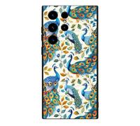 Beauty Peacock Novità Custodie per telefono compatibili con Galaxy S23/Plus/Custodia protettiva in TPU ultra sottile stampata