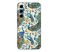 Beauty Peacock Novità Custodie per telefono compatibili con Galaxy S23/Plus/Custodia protettiva in TPU ultra sottile stampata