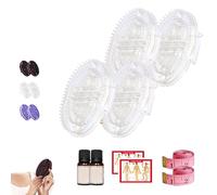 Beauty Salon Professional Custom Meridian Brush, Meridian Massage Brus, Brushs Massage Body Brushs, Full Body Relaxation Comb, Suitable For Home, Fitness, Outdoor, Office (white 2Set)