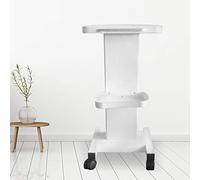 Beauty Salon - Trolley portatile con ruote universali, per strumenti di bellezza, carrello medico, spa, parrucchiere, altezza 70 cm, bianco (senza presa)