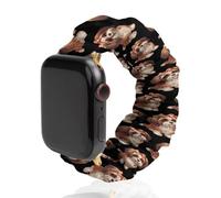 Beauty Shih Tzu Cinturino elastico novità compatibile con iWatch cinturini divertenti per smartwatch per uomo donna 38 mm/40 mm 42 mm/44 mm, 42 mm/44 mm, poliestere, nessuna pietra preziosa,