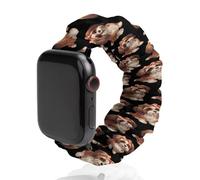 Beauty Shih Tzu Dog - Cinturino elastico compatibile con iWatch, divertente cinturino per smart watch per uomo e donna, 38 mm/40 mm, 42 mm/44 mm, 38mm/40mm, Poliestere, Nessuna pietra preziosa