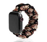 Beauty Shih Tzu Dog - Cinturino elastico compatibile con iWatch, divertente cinturino per smart watch per uomo e donna, 38 mm/40 mm, 42 mm/44 mm, 42mm/44mm, Poliestere, Nessuna pietra preziosa