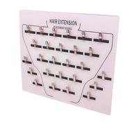 Beauty Shop Supply Organizer - Organizzazione per capelli acrilici - Piastra di estensione per capelli acrilici | Supporto in tessuto a clip per parrucche, piastra per trapianti, piastra per capelli