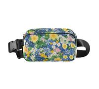 Beauty Spring Flowers - Marsupio a tracolla alla moda, per donne, uomini, adolescenti, impermeabile, con cinghia regolabile, per ciclismo, escursionismo, palestra
