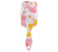 Beauty Spring Flowers Peach Blossom pennello carino per capelli spessi donna spazzola da massaggio per asciugatura con manico ergonomico cepillo para definir rizos