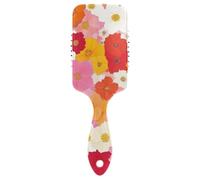 Beauty Spring Flowers Peach Blossom pettine antistatico per capelli spazzola massaggio per capelli sottili con manico ergonomico cepillos para cabello
