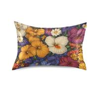 Beauty Spring Flowers Tennessee Iris federa per cuscino chiusura a busta euro shams federa per dormire dimensioni standard con chiusura a busta per soggiorno 50 x 66 cm