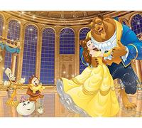 Beauty & The Beast Bella e la Bestia Ballroom 60 x 80 cm Stampa su Tela, Multicolore