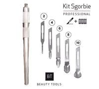 Beauty Tools KIT PROFESSIONALE MANICO SGORBIE + LAME 2 PEZZI X 2,4,6,8,10