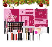 Beauty Weihnachtskalender 2025-24 Tage Adventskalender Set 2025,Lippenstift Lidschatten Kalender Vollständiges Set, Frauen Für Geburtstag Für Neujahr Für Hochzeit Für Dating Für Schule Für