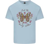 Beauty Within Farfalla Farfalle Maglietta Per Bambini Ragazzi E Ragazze