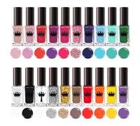 Beauty4Britain Set Di 20 Smalti Per Unghie Bottiglie 20 Diversi Colori Ricchi Deluxe Gift Box 2 Segnalibri Inclusi