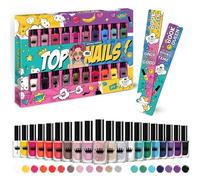 Beauty4Britain Set di 20 Smalti per Unghie per Donna 20 Diversi Colori Ricchi Asciugatura Rapida e Smalto per Unghie Non Gel Confezione Regalo Deluxe e 2 Segnalibri Inclusi