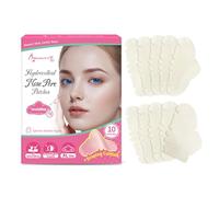 Beauty7 Cerotti Idrocolloidali per i Pori Naso, Strisce per Rimozione dei Punti Neri Strisce per i Pori Nasali Pulite in Profondità di Dimensioni XL, Uso Vegano Non Comedogenico, 10 Pezzi