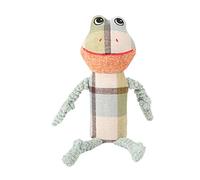 beautyhe Cane Peluche Resistente al Morso Cane Cattivo Giocattoli Coniglio Rana Cane Pet Molars Morso Giocattolo Pulizia dei Denti per Piccoli Medio Grande Cani Frog