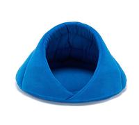 Beautyhe Cuccia Semi-Chiusa per Cane e Gatto - Antiscivolo, Leggera, Morbida, Calda - Lettino in Cottone per Animali Piccoli e Medi - Blue, X-Small
