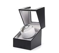 BeautySay ABC, scatola per orologio a carica automatica, rotante, in pelle sintetica, per 1 orologio da polso