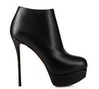 BeAUZQ Stivaletti con Plateau da Donna Stivaletti con Tacco a Spillo con Tacco a Spillo Stivaletti con Tacco Alto Fetish Décolleté con spogliarellista Sexy da Discoteca Taglia 34-46,Nero,39