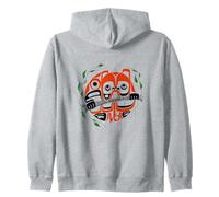 Beaver - Design influenzato dai nativi della Costa nordoccidentale Felpa con Cappuccio