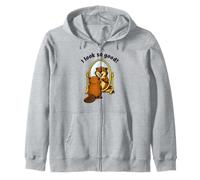 Beaver di bell'aspetto Felpa con Cappuccio