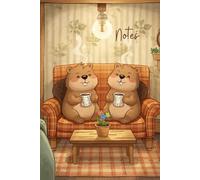 Beaver Tea Party Notebook: An A5, Lined Notebook Great for Jotting Down Ideas, Taking Notes, Making Lists etc.