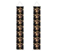 Beaver Working Stampa tutti i tipi Celebrazioni Incontri Portico Banner riutilizzabile con corde per appendere aste