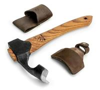 BeaverCraft Ascia Forgiata per Lavorazione del Legno - Ascia a Ciotola Curva per Intaglio - Strumenti Manuali AX2