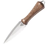 Beavercraft Coltello da Collo Dagger con Fodero in Pelle NCK1