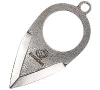 Beavercraft Coltello Portachiavi Piccolo con Anello per Dito e Fodero in Pelle PK1