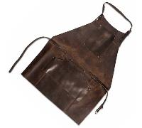 Beavercraft Grembiule in Vera Pelle Marrone AP2X