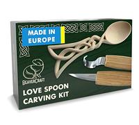 BeaverCraft Kit per intagliare il legno per principianti DIY04 Kit per intagliare il cucchiaio Kit per hobby e intaglio del legno per adulti e adolescenti Strumenti per la lavorazione del legno