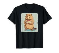 Beaver's Big Day: una grafica di compleanno gioiosa con torta Maglietta